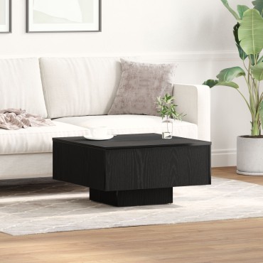 vidaXL Καφέ Τραπέζι Μαύρης Δρυός 60x60x31,5cm Φτιαγμένο από Ξύλο