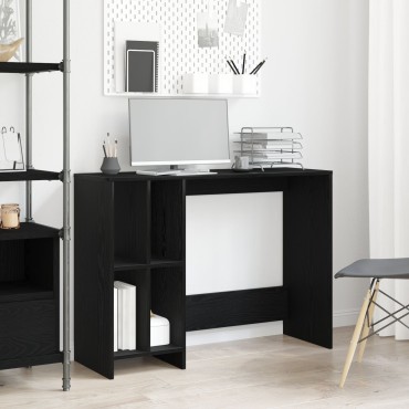vidaXL Γραφείο Μαύρο Δρυς 102,5x35x75cm από ξύλο 1 τεμ.
