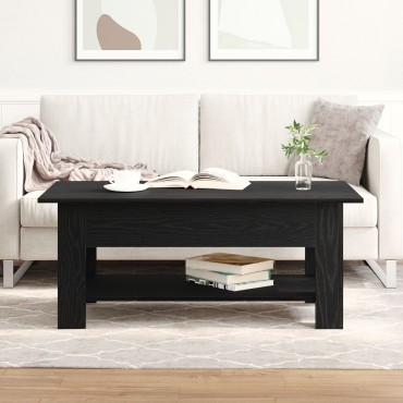 vidaXL Καφετιέρα Μαύρου Δρυς 102x55x42cm Φτιαγμένη από ξύλο