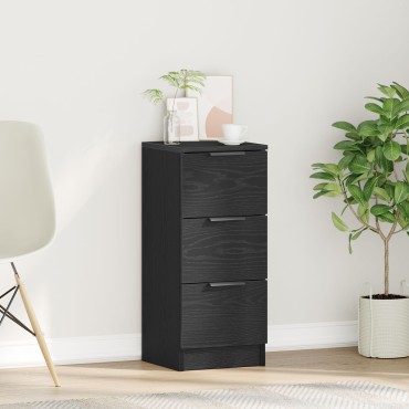 vidaXL Μαύρος Διορθωτής 30x30x70cm Κατασκευασμένος από Επεξεργασμένο Ξύλο 1 τεμ.