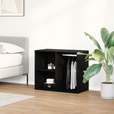 vidaXL Μαύρος Δρυς Καλλυντικό Ντουλάπι - 80x40x65 εκ 1 τεμ.