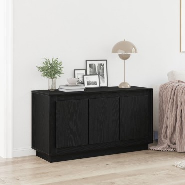 vidaXL Σαλονάκι Μαύρο Δρυς 102x35x55cm Επεξεργασμένο Ξύλο 1 τεμ.