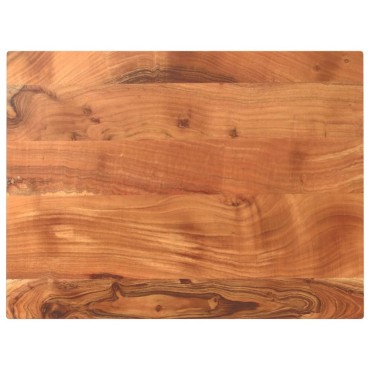 vidaXL Επιφάνεια Τραπεζιού Ορθογώνια 80x70x3,8cm Μασίφ Ξύλο Ακακίας 1 τεμ.