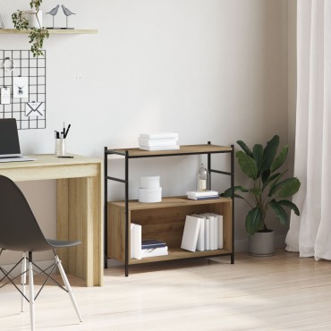 vidaXL Βιβλιοθήκη Artisian Δρυς 80x30x78,5cm Επεξεργασμένο ξύλο 1 τεμ.