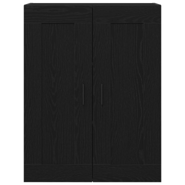 vidaXL Ντουλάπα Τοίχου από Μαύρη Οξιά 69,5x34x90cm Επεξεργασμένο Ξύλο 1 τεμ.