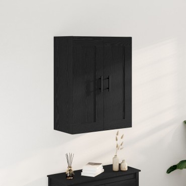 vidaXL Τοίχου Ντουλάπα Μαύρη Δρυς 69,5x34x90cm Επεξεργασμένο Ξύλο 1 τεμ.