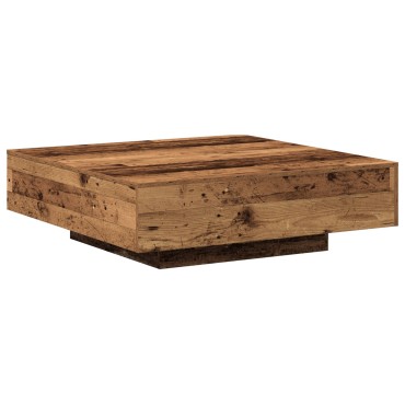 vidaXL Τραπέζι καφέ από παλιό ξύλο 100x100x31cm 1 τεμ.