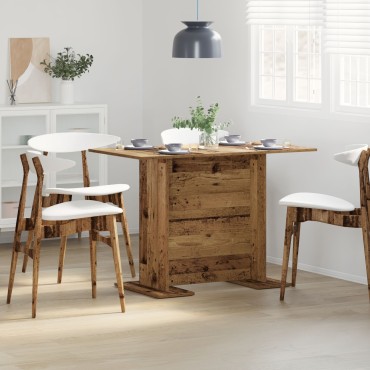vidaXL Τραπέζι Φαγητού από Παλιό Ξύλο 110x60x75cm Επεξεργασμένο Ξύλο 1 τεμ.