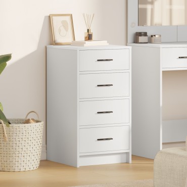vidaXL Μπουφές Λευκό 40x41x75cm Επεξεργασμένου Ξύλου 1 τεμ.