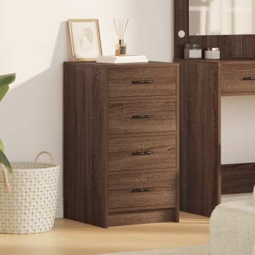 vidaXL Μπουφές Καφέ δρυός 40x41x75cm Επεξεργασμένο ξύλο 1 τεμ.