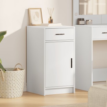 vidaXL Μπουφές Λευκό 40x41x75cm Κατασκευασμένο από Ξύλο 1 τεμ.