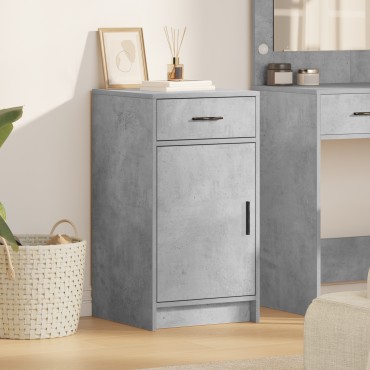 vidaXL Μπουφές Γκρι Σκυρόδεμα 40x41x75cm Επεξεργασμένο Ξύλο 1 τεμ.
