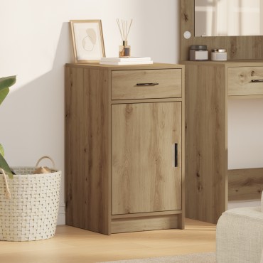 vidaXL Μπουφές Artisan από Δρυ 40x41x75cm Επεξεργασμένο ξύλο 1 τεμ.