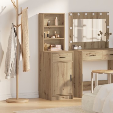 vidaXL Ψηλό Ντουλάπι Artisan Δρυς 40x41x135cm Μοριοσανίδα 1 τεμ.