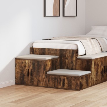 vidaXL Ντουλάπα Αποθήκευσης Καπνιστής Δρυς 118x41x40cm Φτιαγμένο από Ξύλο 1 τεμ.