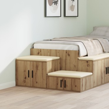 vidaXL Ντουλάπι Αποθήκευσης Artisan Oak 103x41x40cm Κατασκευασμένο από Συνθετικό Ξύλο 1 τεμ.