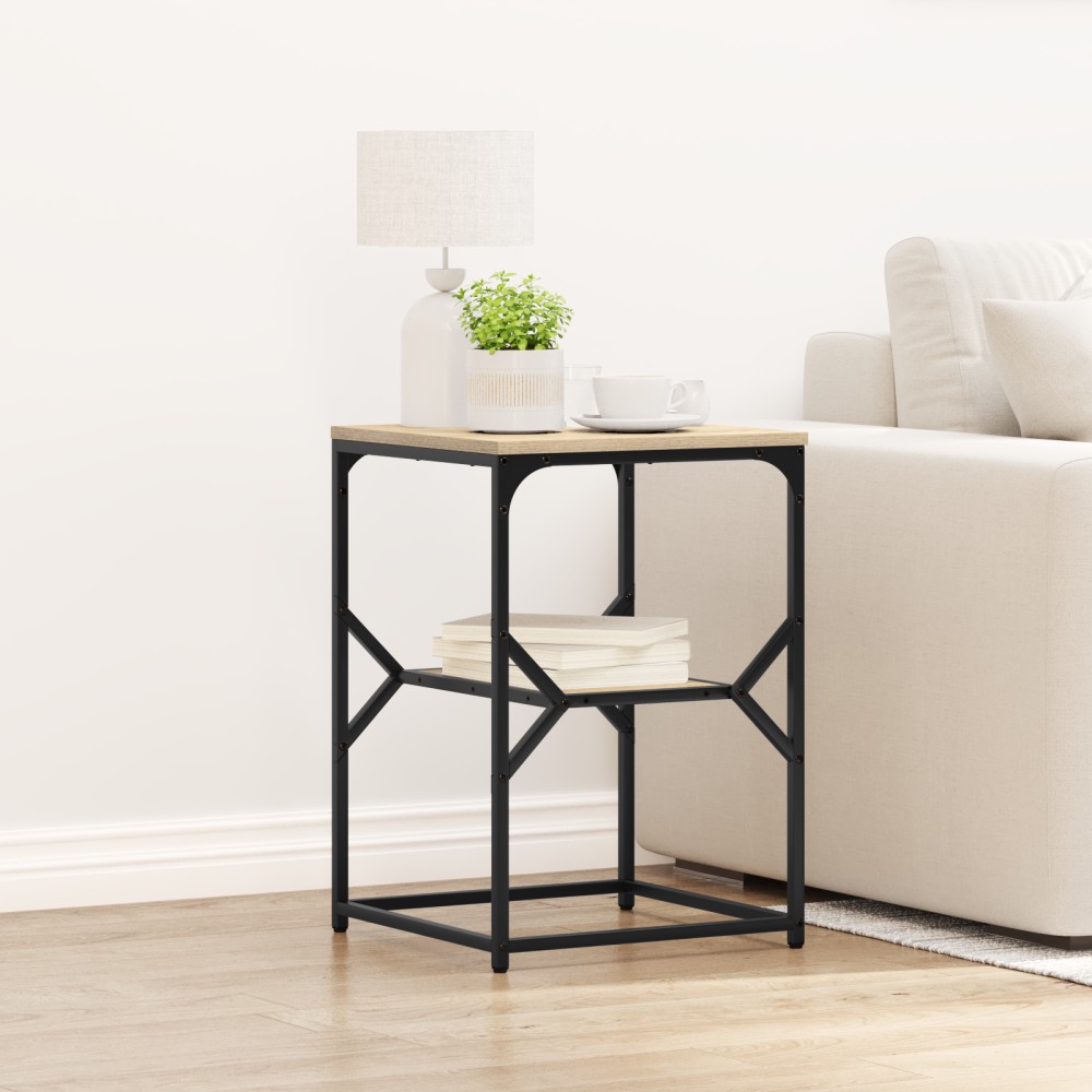 vidaXL Τραπέζι Πλευρικό Σονομά Οξιάς 41x40x60cm Κατασκευασμένο Ξύλο 1 τεμ.
