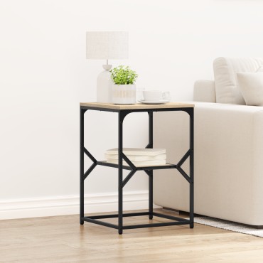 vidaXL Τραπέζι Πλευρικό Σονομά Οξιάς 41x40x60cm Κατασκευασμένο Ξύλο 1 τεμ.