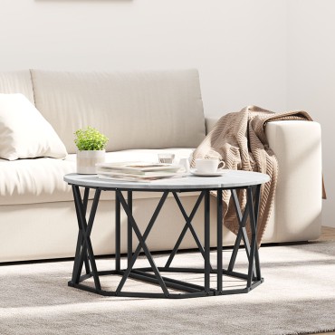 vidaXL Καφέ Τραπεζάκι Γκρι Σονομά 80x80x42cm, Φτιαγμένο από Ξύλο