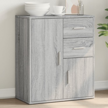 vidaXL Βοηθητικό Ντουλάπι Γκρι Sonoma 60x31x70cm Επεξεργασμένο Ξύλο 1 τεμ.