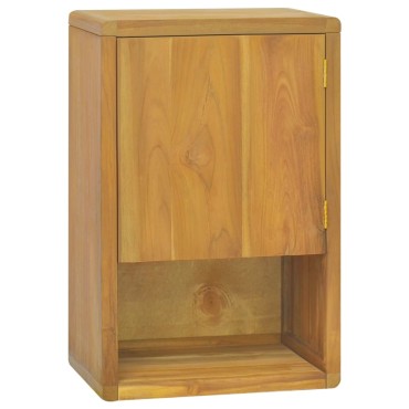 vidaXL Ντουλάπι Μπάνιου Επιτοίχιο 45x30x70cm από Μασίφ Ξύλο Teak 1 τεμ.