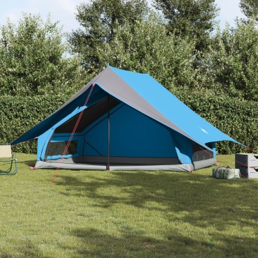 vidaXL Οικογενειακή Σκηνή A-Frame 7-Ατόμου Μπλε Αδιάβροχη