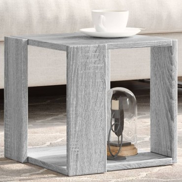 vidaXL Τραπεζάκι Σαλονιού Γκρι Sonoma 32x32x30cm Επεξεργασμένο Ξύλο 1 τεμ.