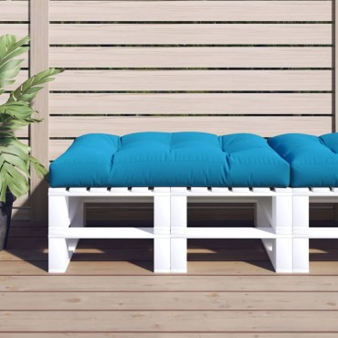 vidaXL Μαξιλάρι Παλέτας Μπλε 120x80x12cm Υφασμάτινο