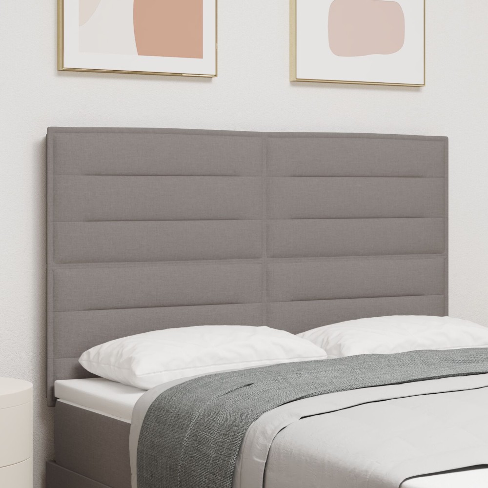 vidaXL Κεφαλάρι Καφέ Ύφασμα 160x7x128cm 1 τεμ.