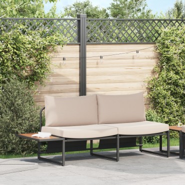 vidaXL Καναπές 2 Θέσεων  με Ταυπέ Μαξιλάρια 70x200.5x85.5cm