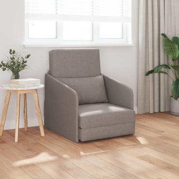 vidaXL Σαλονιού Καναπές Κρεβάτι 2-σε-1 Ταπάζ 65x80x83cm Υφασμάτινος 1 τεμ. Γωνιακός