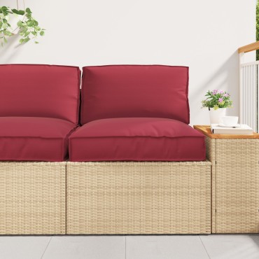 vidaXL Μαξιλάρι Παλέτας Μπορντό 50x50x12cm