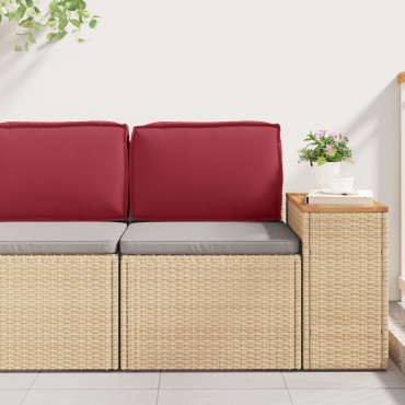 vidaXL Μαξιλάρι Παλέτας για Πλάτη Κόκκινο 60x40x12cm Από Ύφασμα Oxford