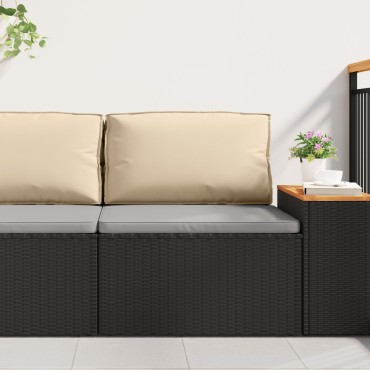 vidaXL Μαξιλάρια Μπεζ Πολυεστέρας 70x12x40cm Ανθεκτικά στα νερά