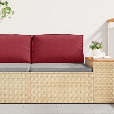 vidaXL Μαξιλάρι Παλέτας για Πλάτη Μπορντό 80x40x12cm Υφάσματος Oxford