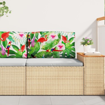vidaXL Μαξιλάρια Πολύχρωμο Πολυεστέρας 80x12x40cm