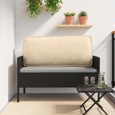 vidaXL Μαξιλάρι Πλάτης Μπεζ 120x40x12cm Ύφασμα Oxford