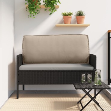 vidaXL Μαξιλάρι Παλέτας για Υποστήριξη Πλάτης Taupe 120x40x12cm Υφαντό ύφασμα