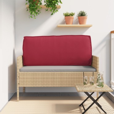 vidaXL Μαξιλάρι Παλέτας για Στήριξη Μπορντό 120x40x12cm Ύφασμα Oxford