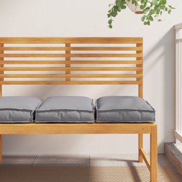 vidaXL Μαξιλάρια Παλέτας για Θέση 2 τεμ Γκρι 40x40x8cm Ύφασμα Oxford