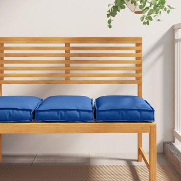 vidaXL Μαξιλάρια Παλετών 2 τεμ Μπλε Βασιλικό 40x40x8cm Πολυεστέρα