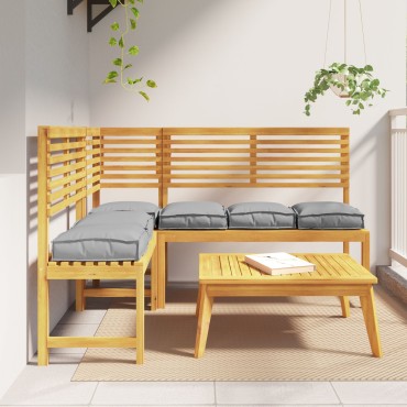 vidaXL Μαξιλάρια Παλέτας για Καθίστε 6 τμχ Γκρι 40x40x8cm Ύφασμα Oxford