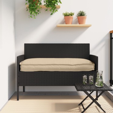 vidaXL Μαξιλάρι Παλέτας για Πάγκο Μπεζ 100x40x8cm υφασμάτινο