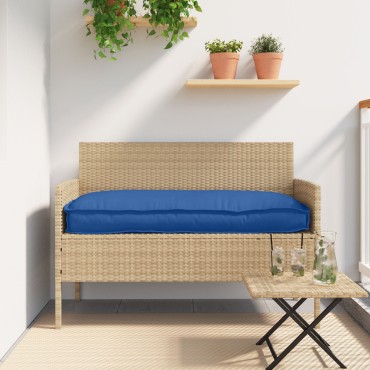 vidaXL Μαξιλάρι Παγκάκι Βασιλικό Μπλε 110x40x8cm Ύφασμα Oxford