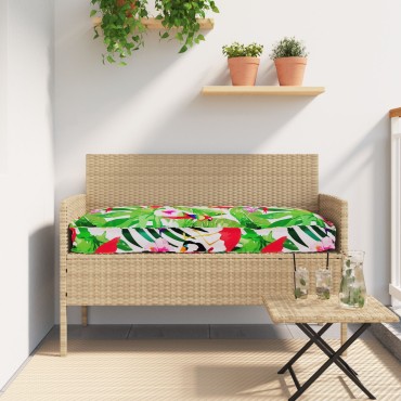 vidaXL Μαξιλάρι για Παγκούς Τροπική Ζούγκλα 110x40x8cm Υφασμάτινο Oxford