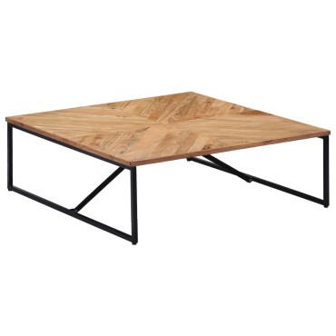 vidaXL Τραπεζάκι Σαλονιού 110x110x36cm από Μασίφ Ξύλο Ακακίας 1 τεμ.
