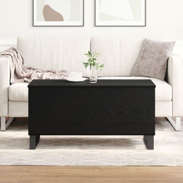 vidaXL Τραπεζάκι Καφέ Μαύρης Βελανιδιάς 90x44.5x45cm Επεξεργασμένο Ξύλο 1 τεμ.
