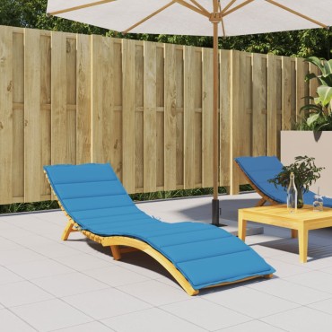 vidaXL Μαξιλάρι Ξαπλώστρας Μπλε Ρουά 200x50x3cm από Ύφασμα Oxford