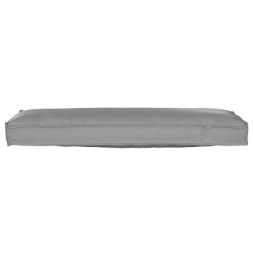 vidaXL Μαξιλάρι Παλέτας για Πάγκο Γκρι 120x40x8cm Υφασμάτινος Πολυεστέρας