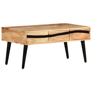 vidaXL Τραπεζάκι Σαλονιού 88x50x42cm από Μασίφ Ξύλο Ακακίας 1 τεμ.
